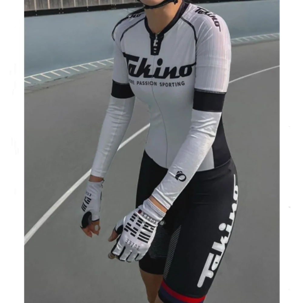 2023 Women Short Sleeve Speed Skating Suit Jumpsuit Roupa Ciclismo Straight Row Wheel Speed Skating Ironman Racecourse