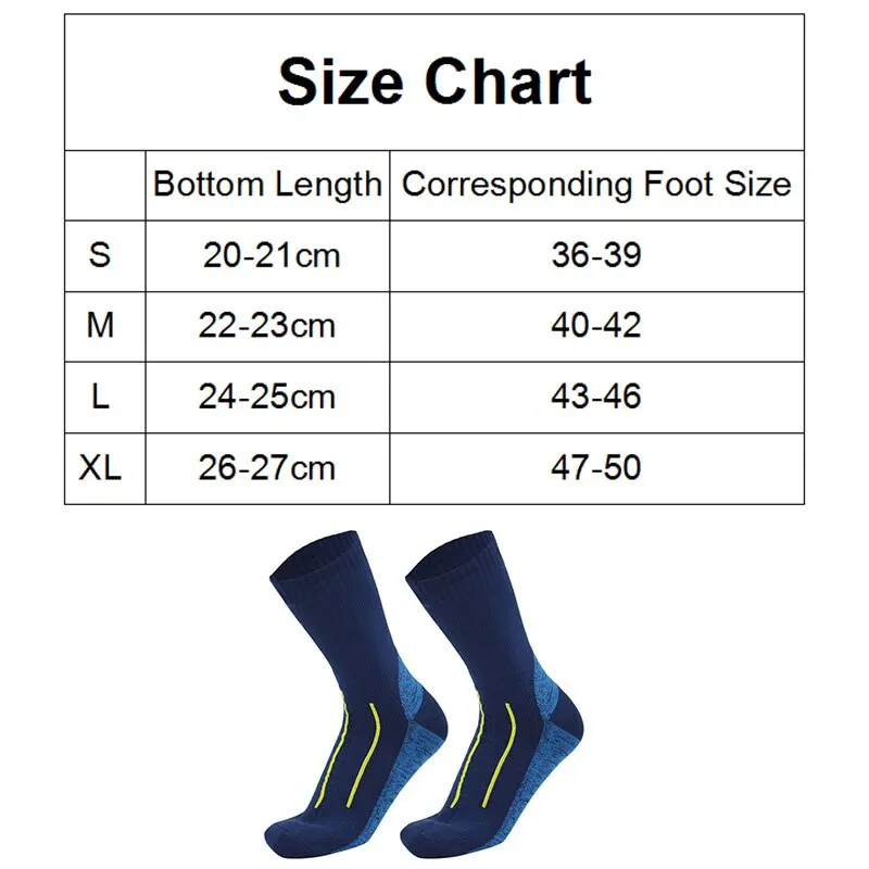 Outdoor Waterproof Socks Men Women for Sport Hiking Wading Camping Trekking Winter Skiing Sock Warm Breathable Waterproof Socks