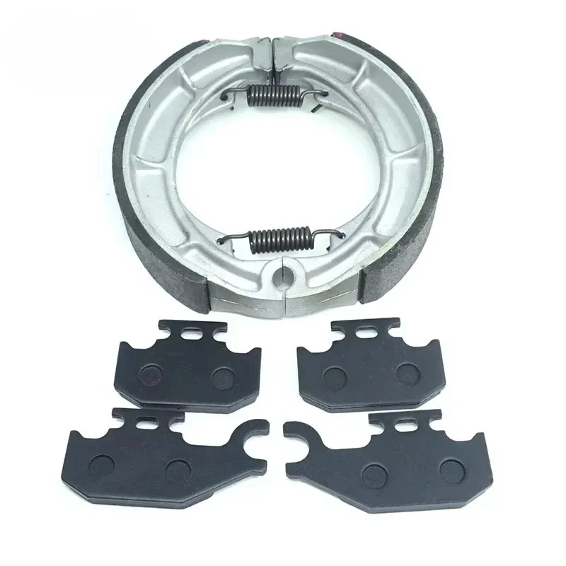 For Suzuki LTA400F King Quad 08-15 4DW King Quad Auto 2013 LTA400FZ King Quad ASi 11-17 ATV Front Rear Brake Pads Shoe Set Kit