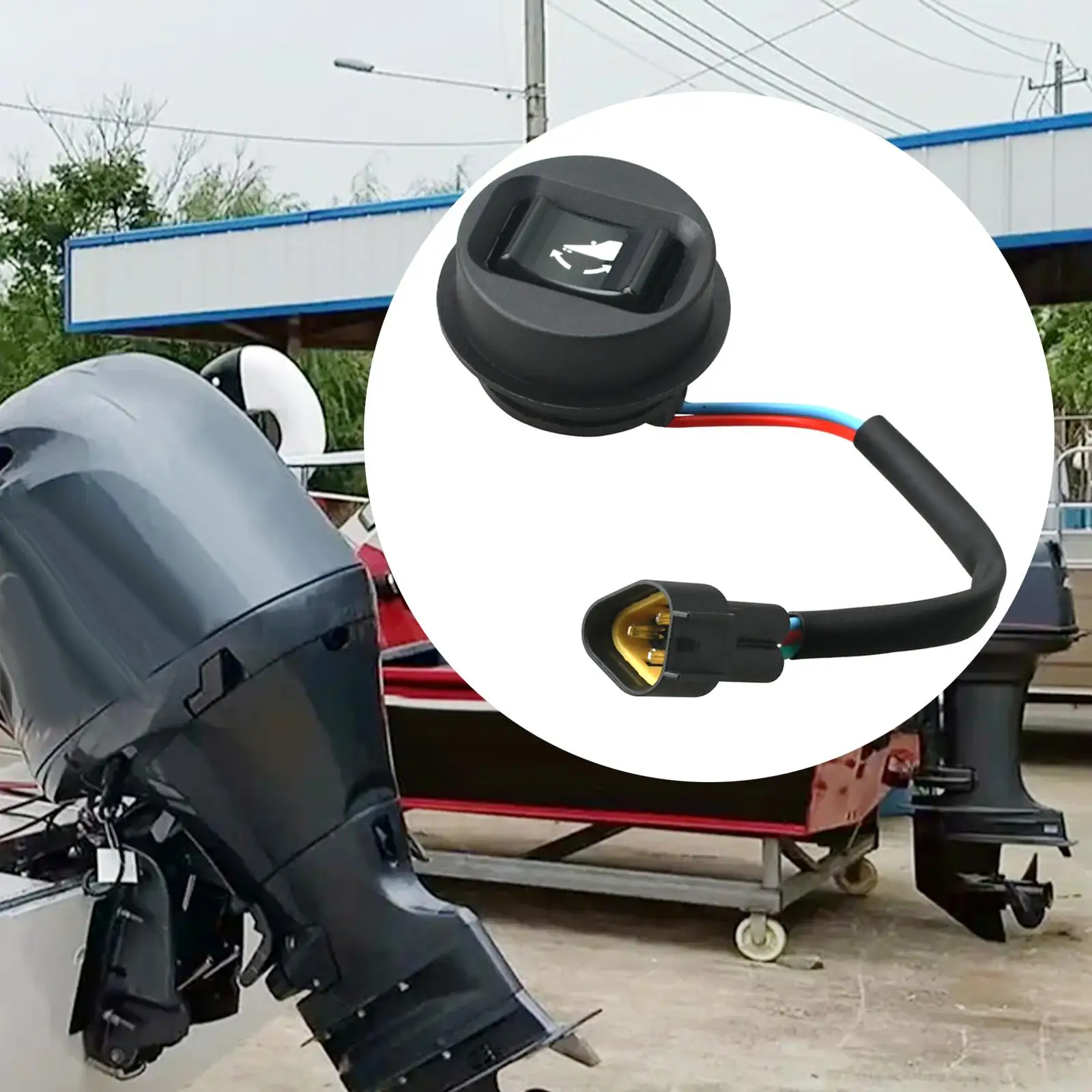 

Переключатель наклона триммера в сборе 63D-82563 2T 4T Premium Professional 30HP-115HP Запасные части Простота установки Заменяет переключатель подъема лодки