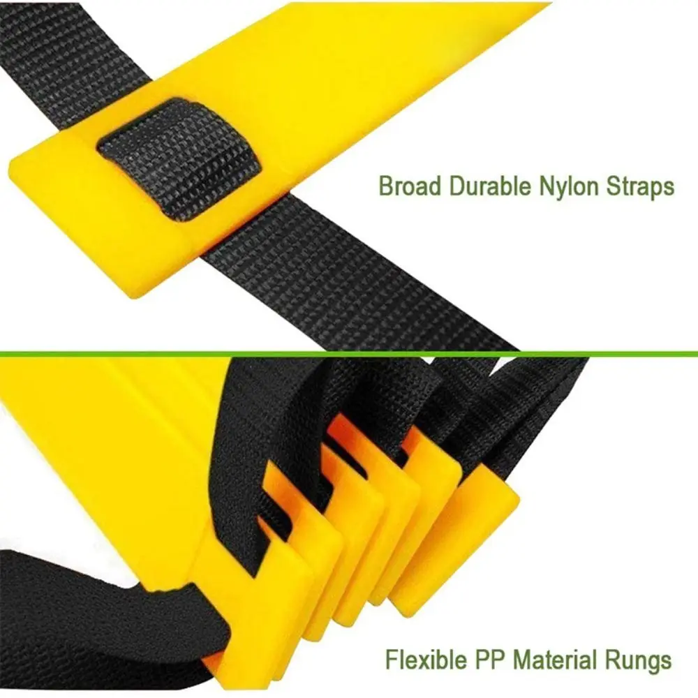 Accesorios para saltar, cuerda para entrenamiento de fútbol, escaleras de entrenamiento, escalera ágil, entrenamiento, escalera de velocidad de fútbol