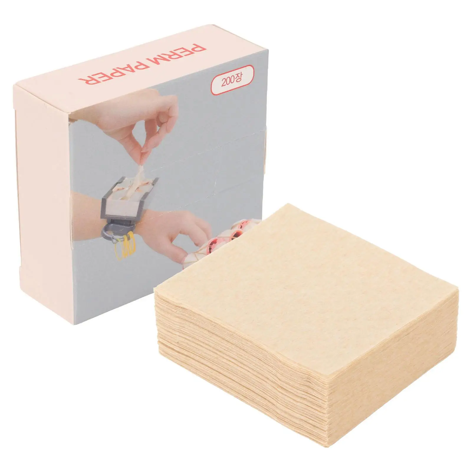 

200 Sheets Disposable Hair Perm Curling Wraps Breathable Styling Paper for Professional Hair Styling