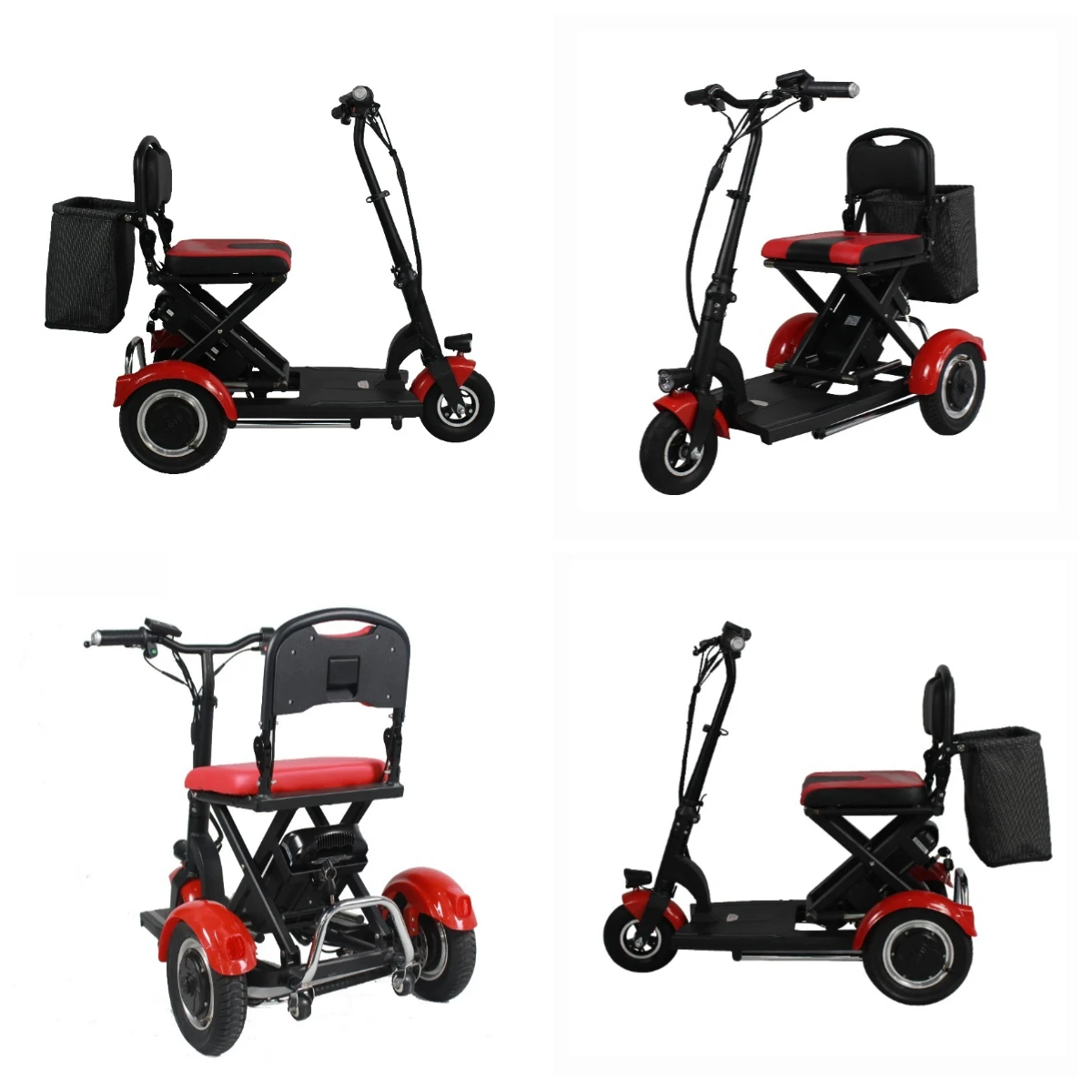 Factory Supply 300W 3-Wheel Electric Scooter for Old People/Seniors  Affordable Stable Mobility Scooter with Cheap Direct Price