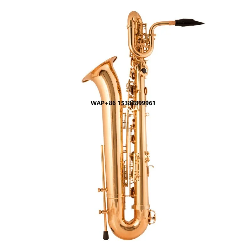 

In E-flat Bass Saxophone Wind Tube Baritone Golden