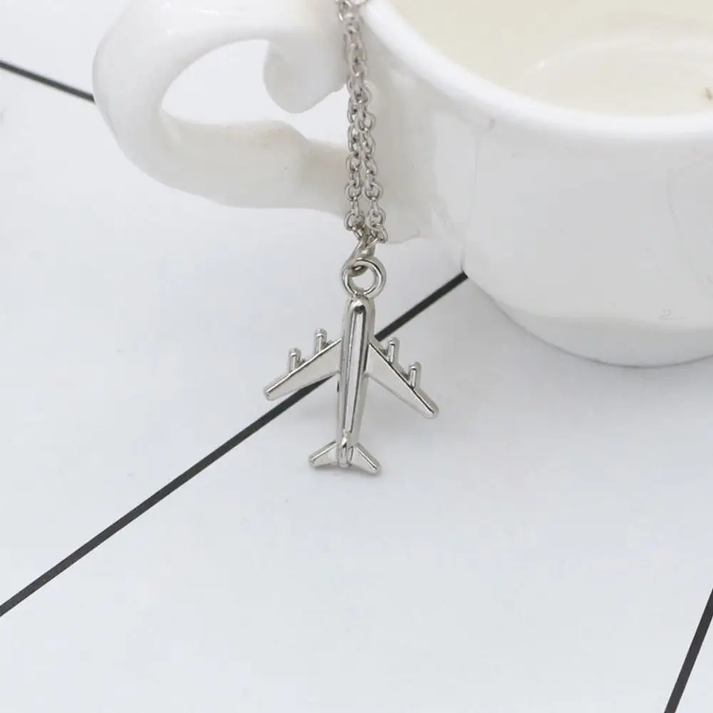 Fashion Jewelry Metal Air Plane Chokers Necklace Pendant
