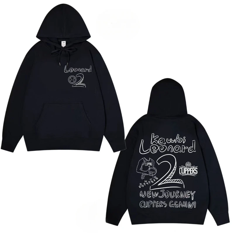 

American Graffiti Hip-hop High Street Basketball Long Sleeved Hooded Sweatshirt for Men Sport Clothing Loose Casual Tops Unisex