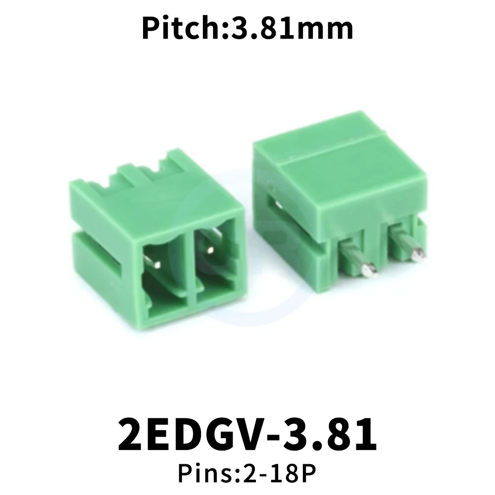 

(10 шт.) Разъемы KF 2EDGV - 3.81 мм, 2P, 3P, 4P, 18P, вставные клеммные разъемы 2EDGV, 15EDGV, 3.81, 2-18 контактов