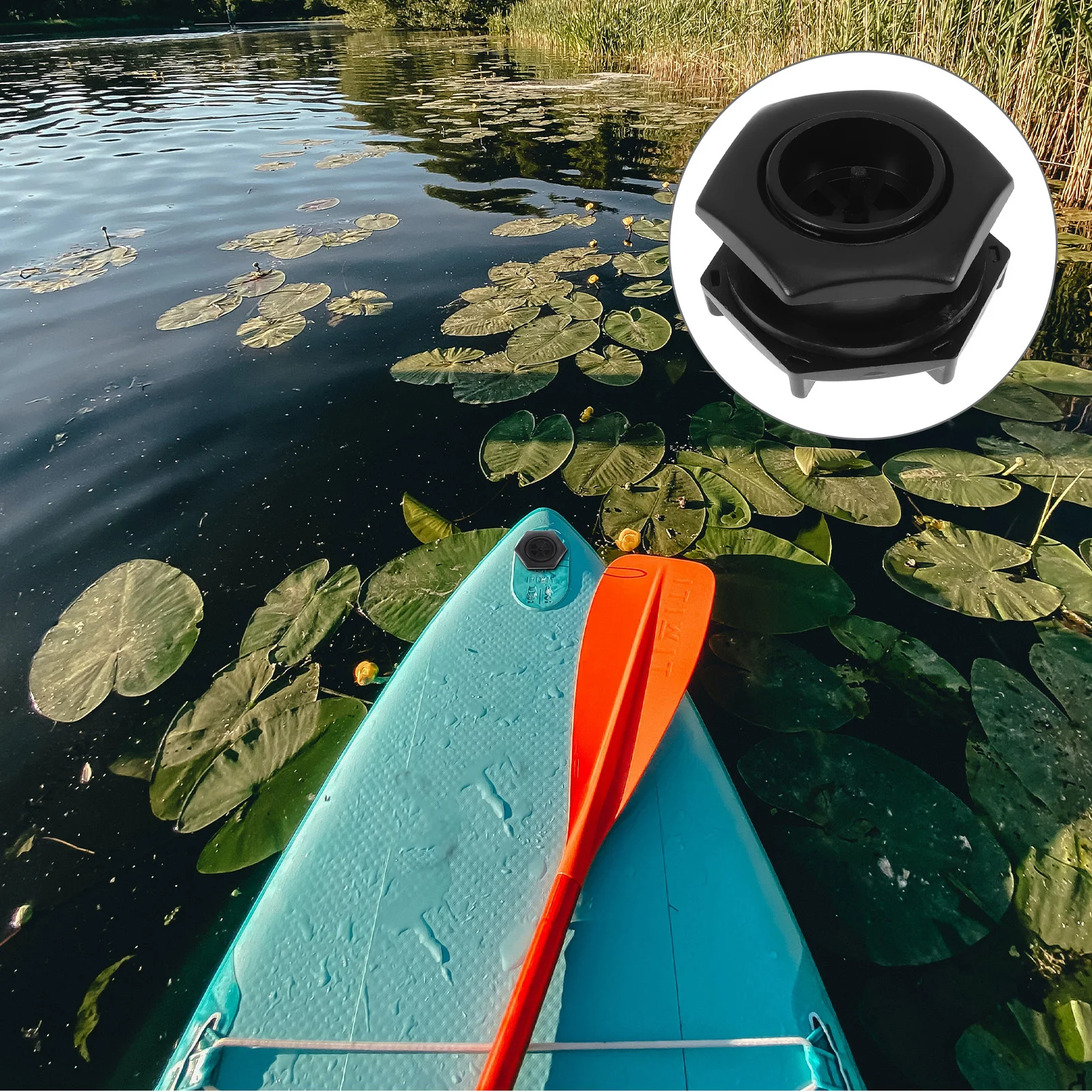 

Professional Hexagonal Kayak Drain Plug Sturdy Construction for Inflatable Boats Canoes Prevents Water Entry Ensures Safety