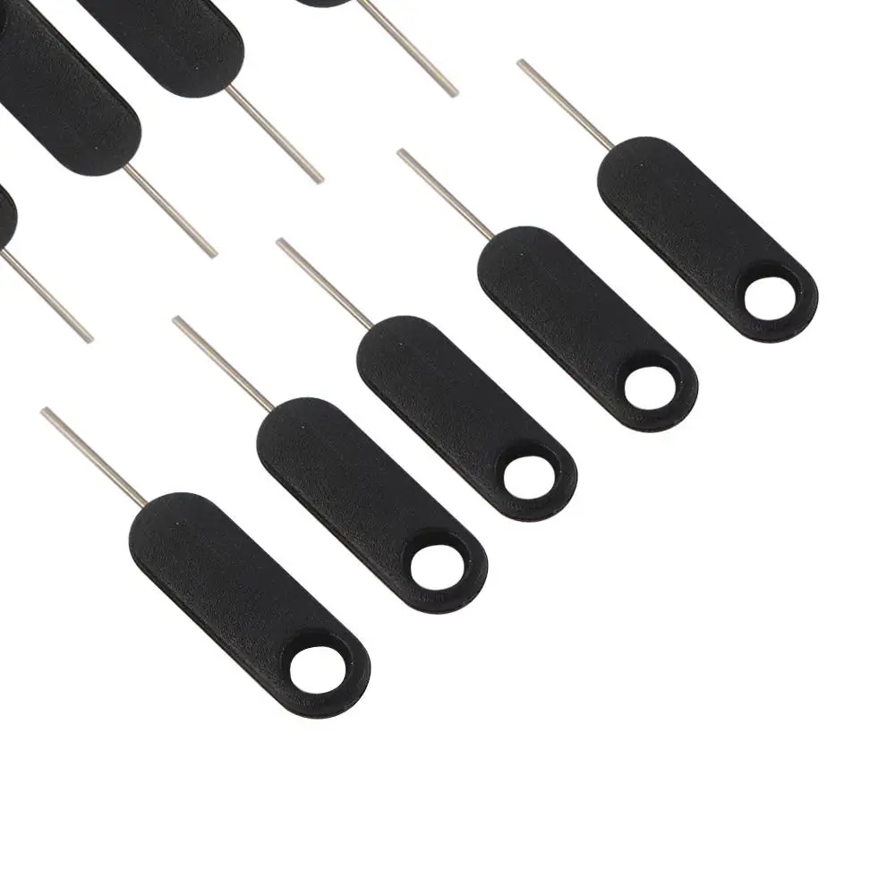 Black Universal For Huawei For Samsung Stainless Steel Needle Key Tool Removal Eject Pin Sim Card Opener Sim Card Tray Pin