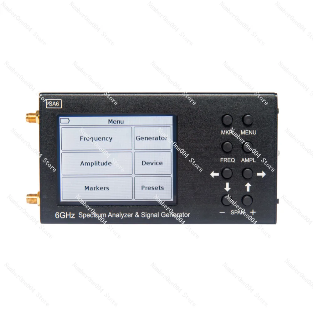 3.2-Inch Handheld Spectrum Analyzer SA6. Support 35-6200MHz Signal Generator Spectrum Analyzer