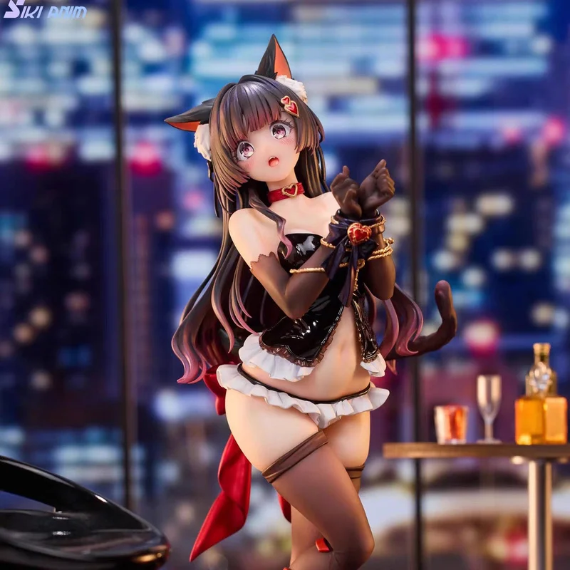 Oryginalna autentyczna figurka Siki Anim 'Bound Cat - Rufina' - stylowa kolekcja anime (dla serio nastawionych miłośników zabawek artystycznych)