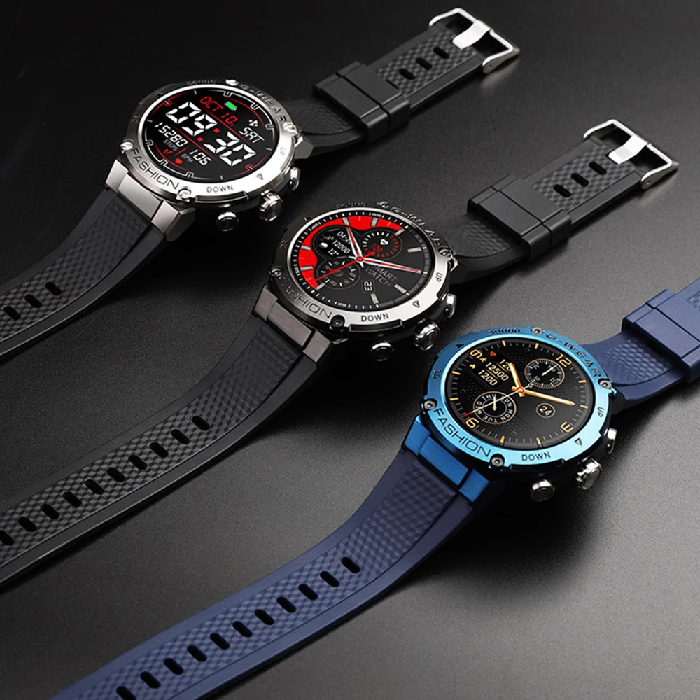 Reloj inteligente deportivo K28H para hombre, pulsera con llamadas BT, pantalla IPS 2022x696 HD, rastreador de Fitness, 1,32 mAH, música, para Xiaomi, 360, 360, 380