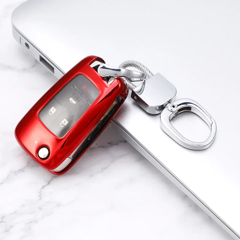 حافظة مفاتيح السيارة من البولي يوريثان سلسلة مفاتيح لسيارة شيفروليه كروز أفيو تراكس ماليبو كابتيفا لبويك أوبل فوكسهول أسترا كورسا إنسيجنيا موكا