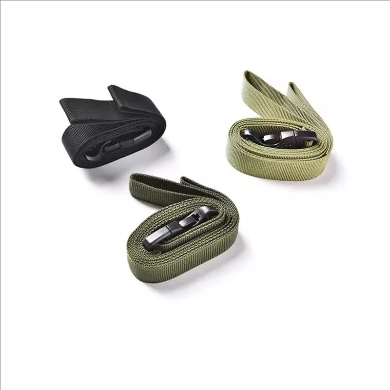 2pcs 1.35m Travel Tied Belt Durable Nylon Cargo Tie Down Luggage Lash Belt Strap Camping Hiking Cargo Storage Belt Buckle image 6