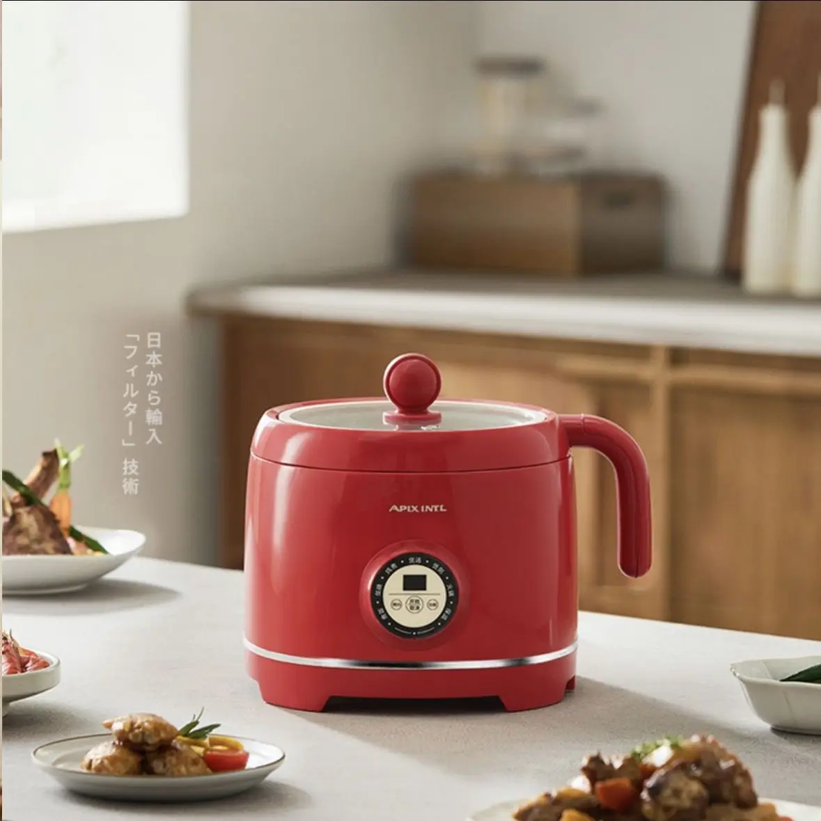 Smart rice cooker fluorine-free split inner liner visualization 2L household multi-function rice cooker