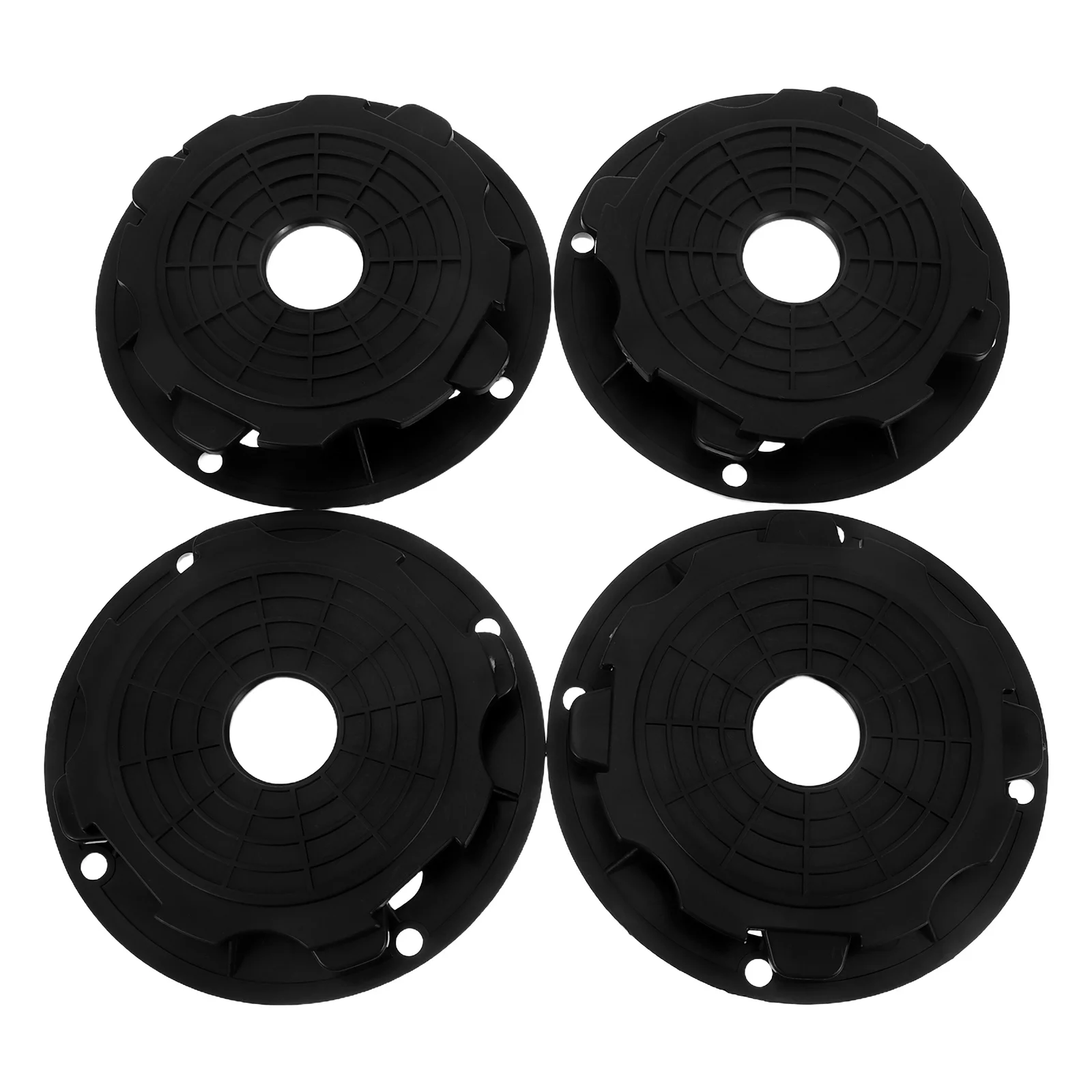 

4Pcs Adjustable Pedestal Deck Support Plastic Riser Bracket Height Adjustable Deck Joist Floor Base Outdoor Tile Height Adjuster