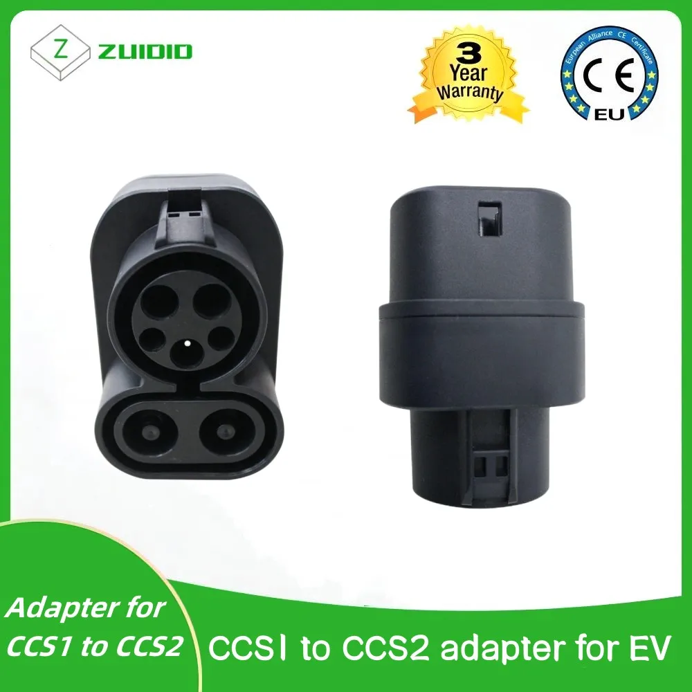 

DC1000V 150A CCS1 к CCS2 штепсельным разъемам для зарядки адаптер EV зарядное устройство Соединительный адаптер