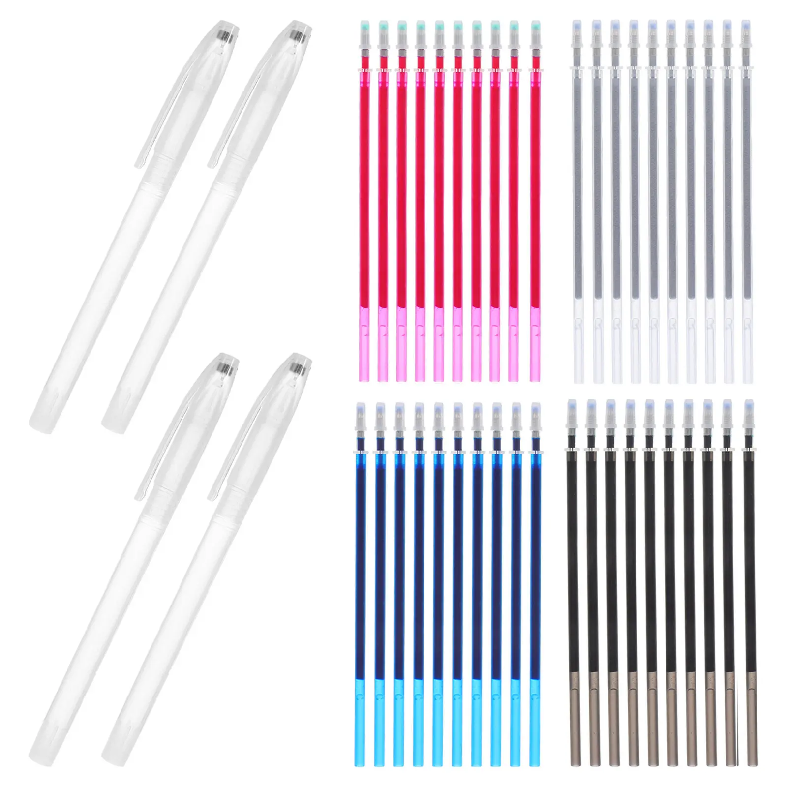 

1Set Embroidery Erasable Fabric Pens Water Soluble Ink Automatic Disappearance Washable Marking Tool for Cross Stitch Sewing