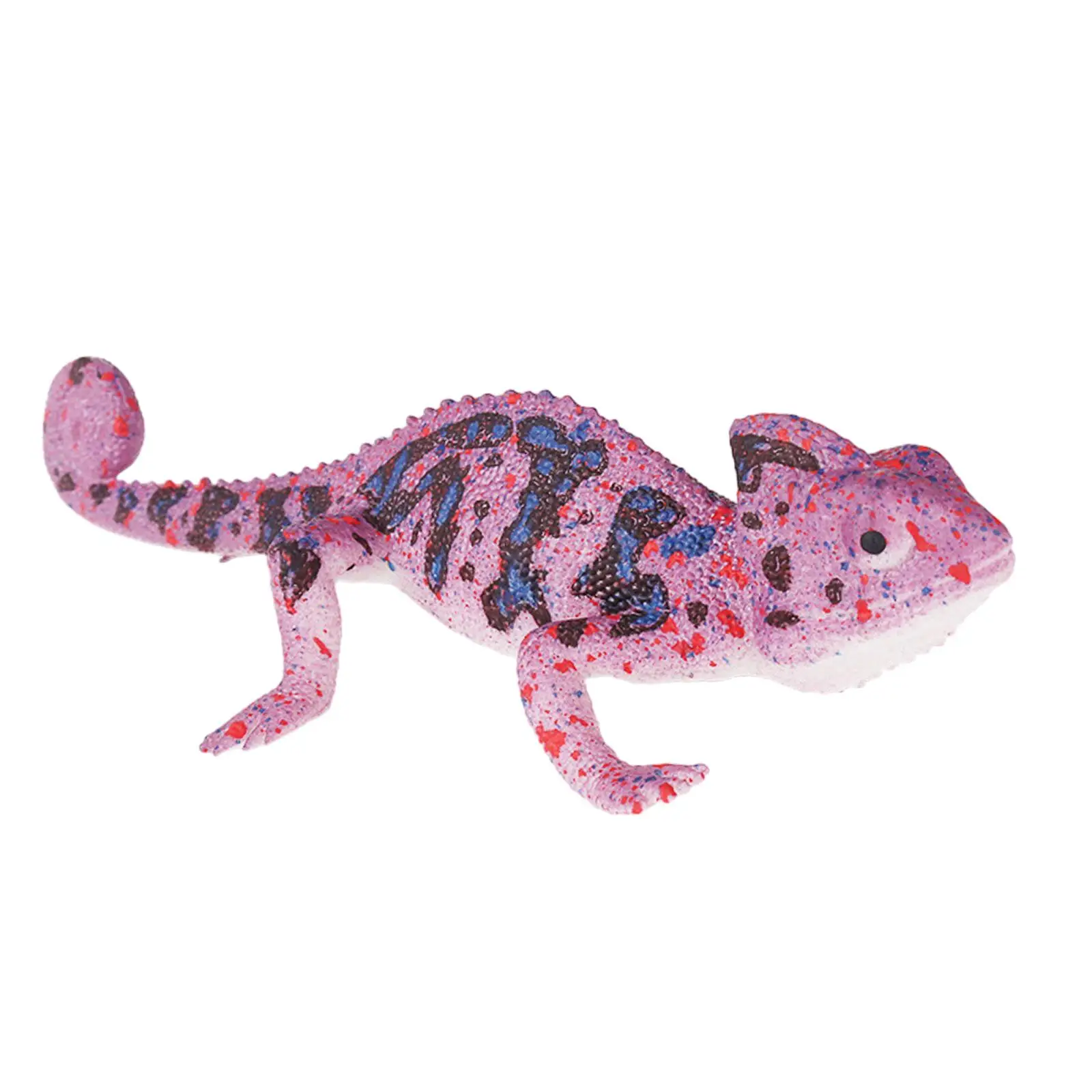 تمثال سحلية مصنوع يدويًا من المطاط على شكل حيوانات، زينة قابلة للجمع لديكور أعياد ميلاد الأطفال وعرض إبداعي