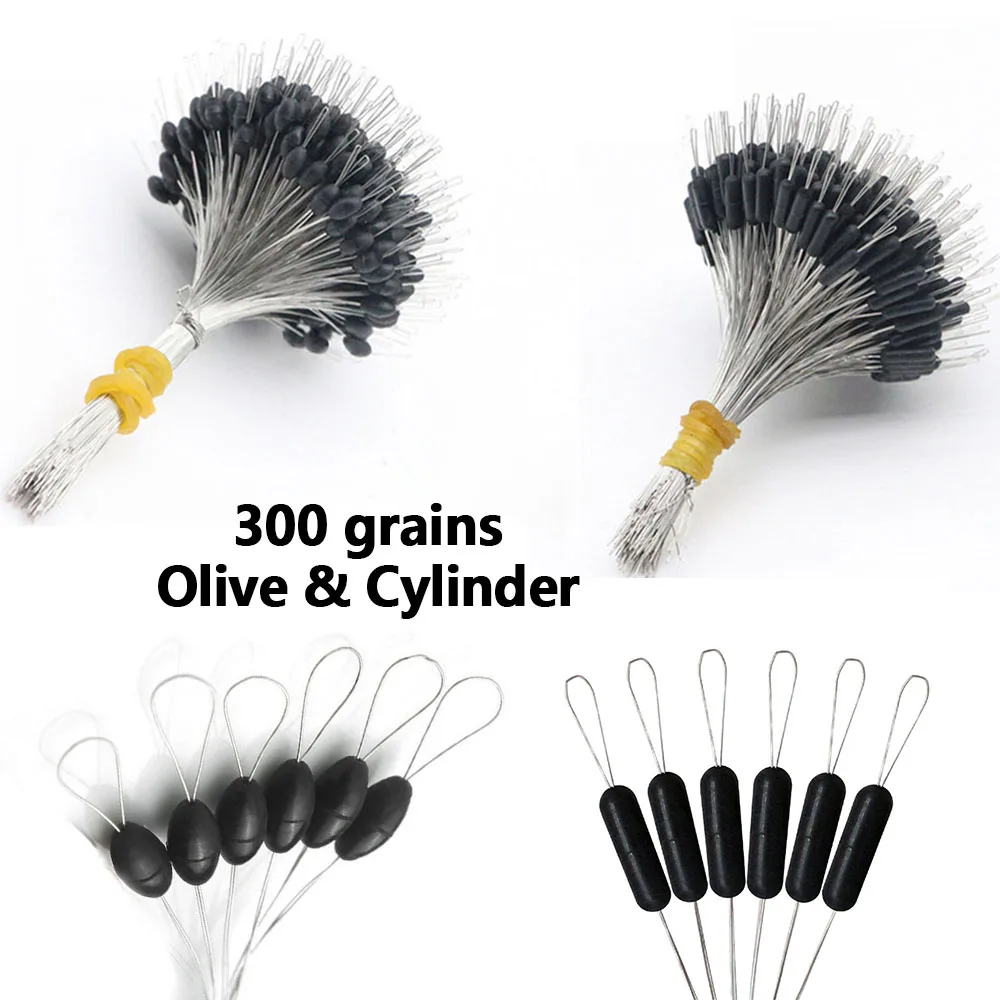 

300Pcs Silicon Fishing Line Space Bean Bulk Float Stops Line Stoppers Slip Resistant Bobber Adjusters Olive Tackle Accessories