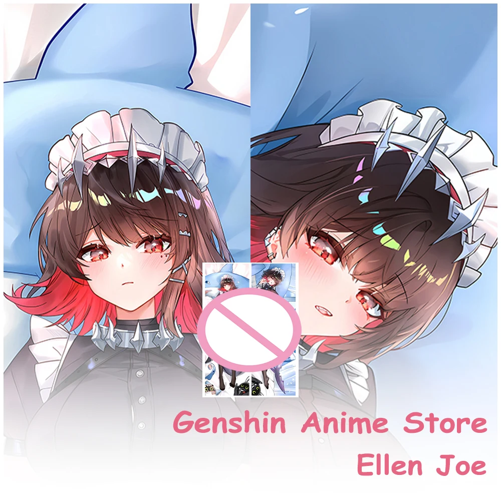 Dakimakura Ellen Joe Cartoon Body Pillowcase Cosplay Props Bedding Pillow Cover Hugging Otaku Cushion Cover Headboard Pillowcase