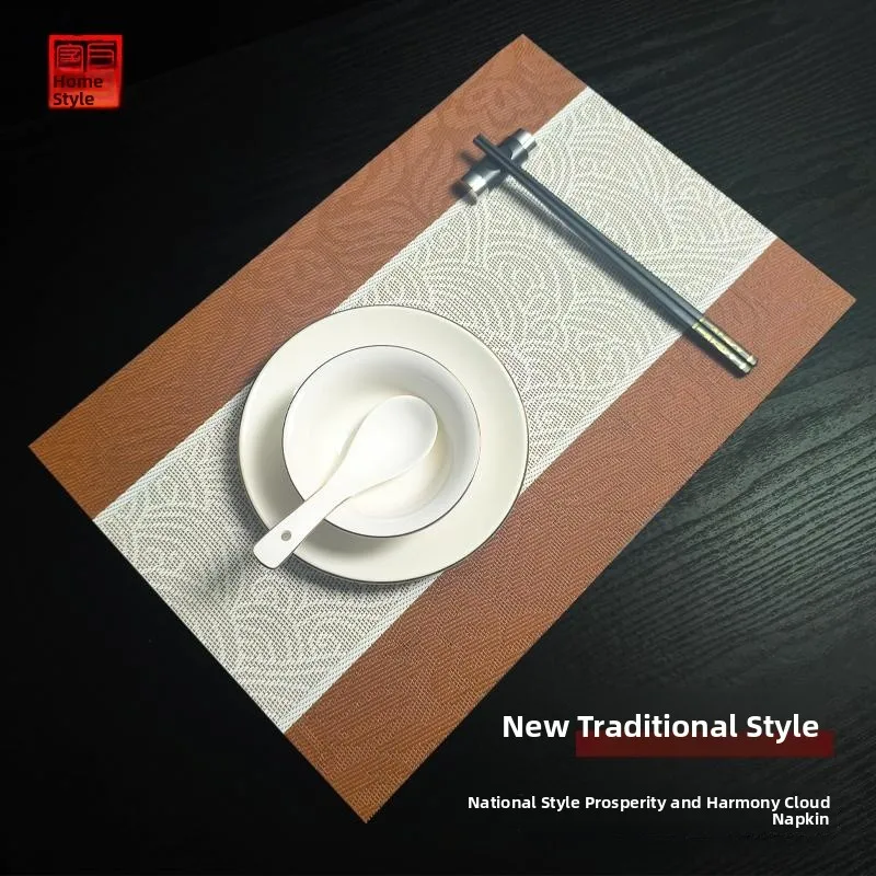 

Китайский обеденный коврик Sle Fure Xiangyun, роскошный водостойкий маслостойкий теплоизоляционный коврик для стола для ресторана и...