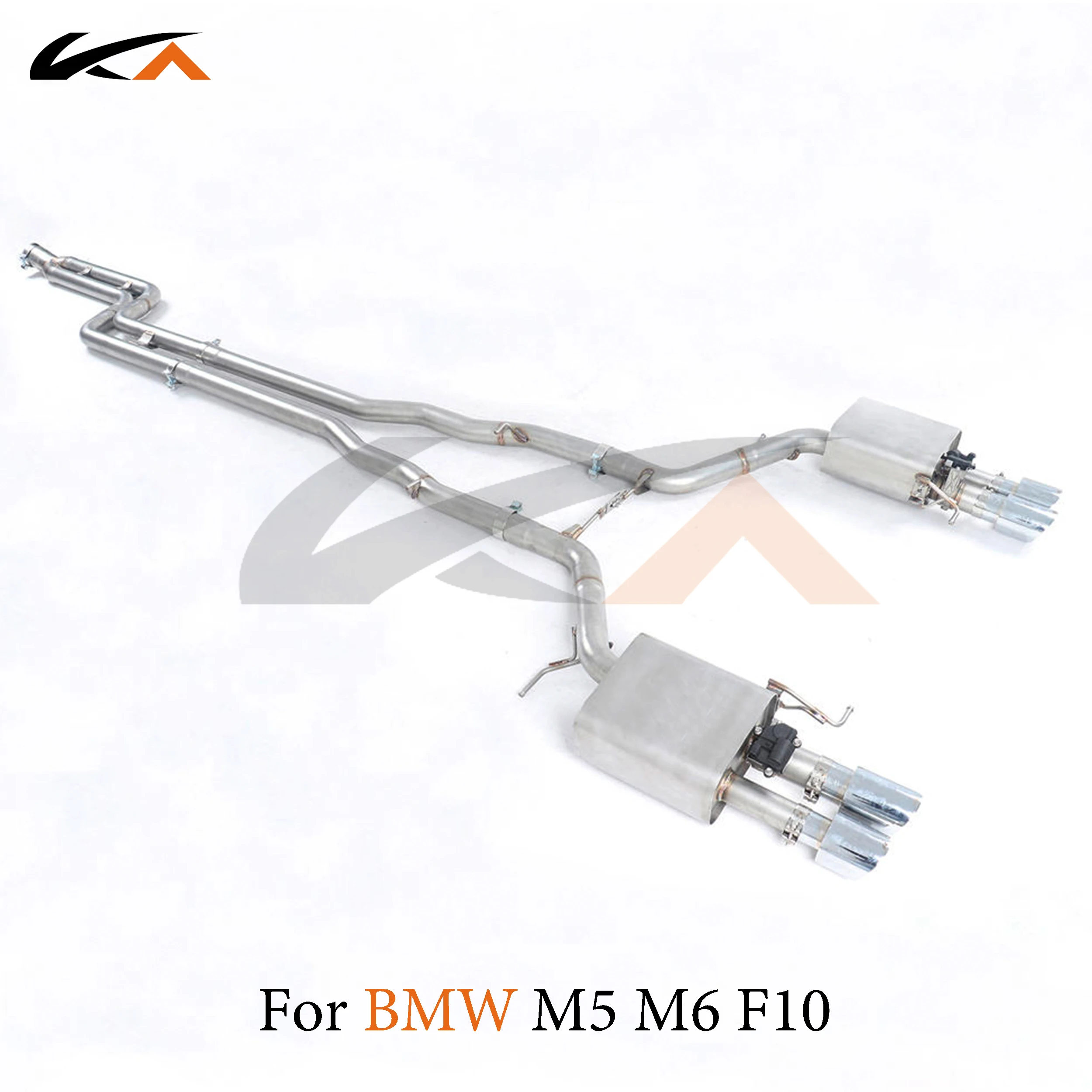 KA Tuning exhaust system stainless catback for BMW M5 M6 F10 F06 performance auto parts muffler valve car accessories