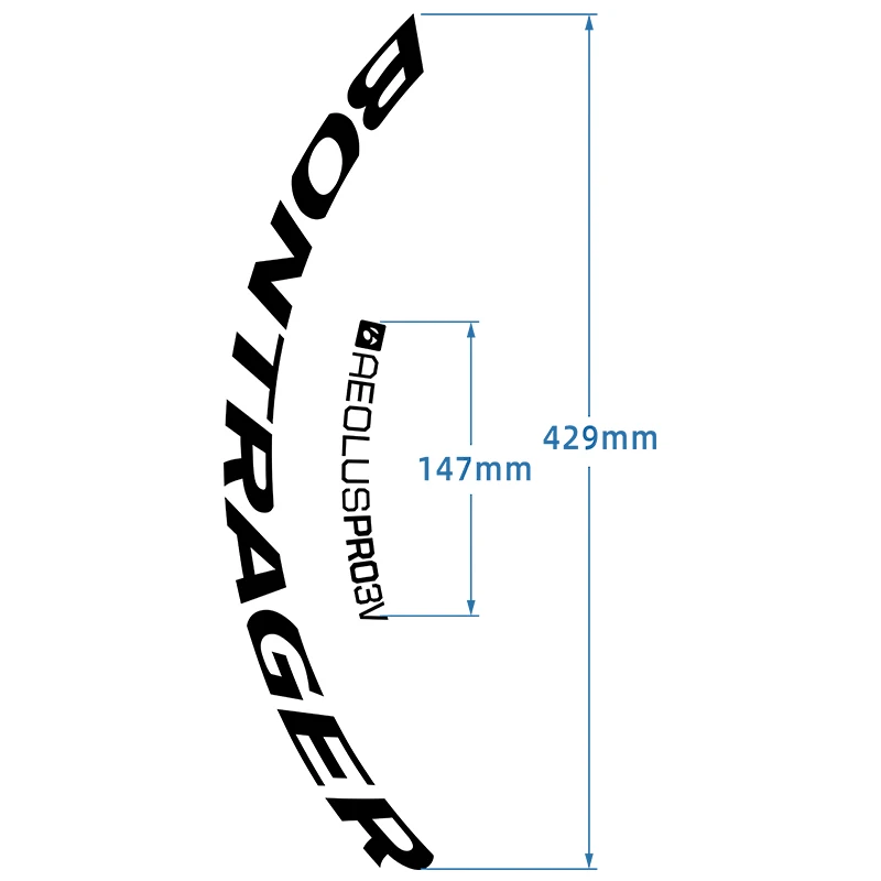 Mountain Bike Wheels Stickers for Bontrager Aeolus Pro3V TLR Disc Brake MTB Road Bicycle Cycling Decoration Decals Free Shipping