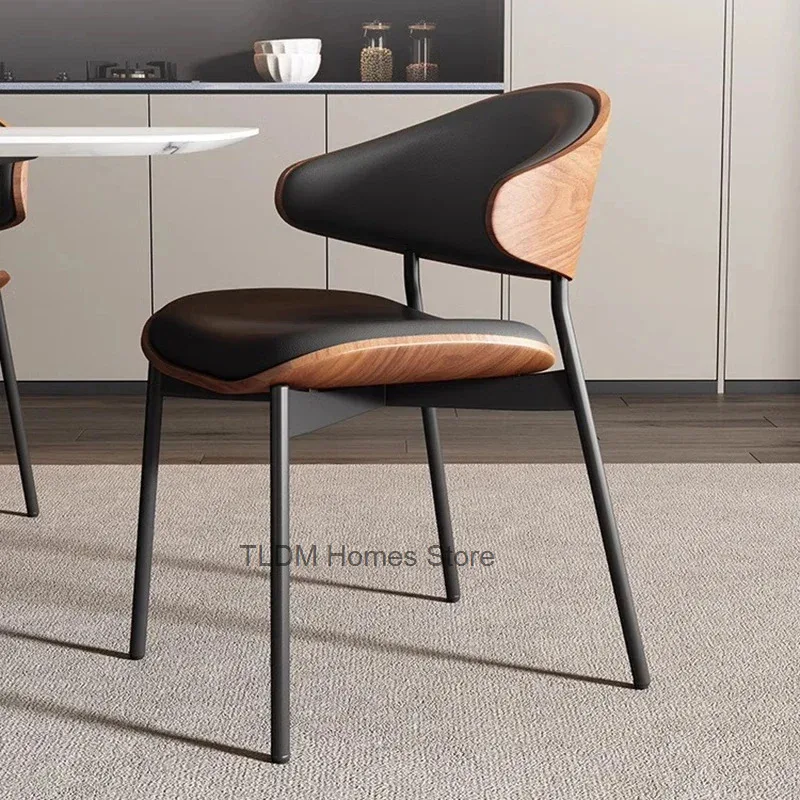 Modern Dining Chairs Living Room Luxury Dining Chairs Design Portable Nordic Brief Kitchen Chair Aesthetic Home Furnitures