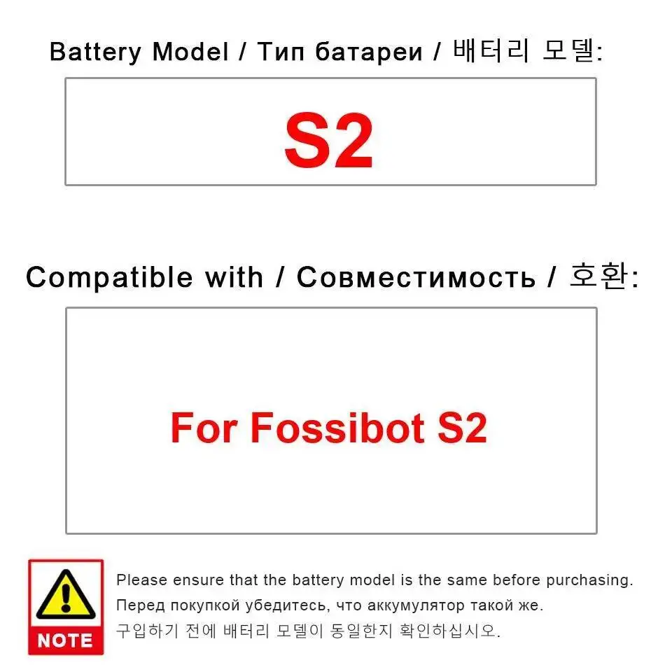 5000Mah Stable Environmentally Friendly Mobile Phone Battery For Fossibot S2
