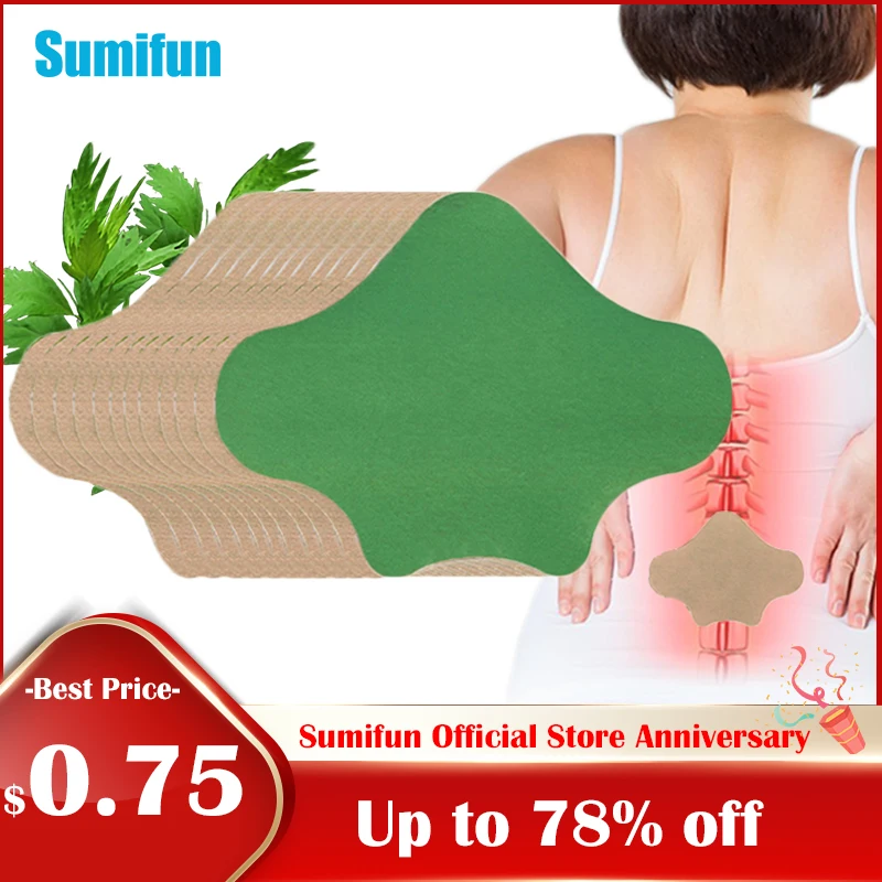 

Only $0.75 Wormwood Back Pain Plaster Joints Pain Relief Patch Moxibustion Medical Plasters Lumbar Spine Analgesic Stickers 6pcs