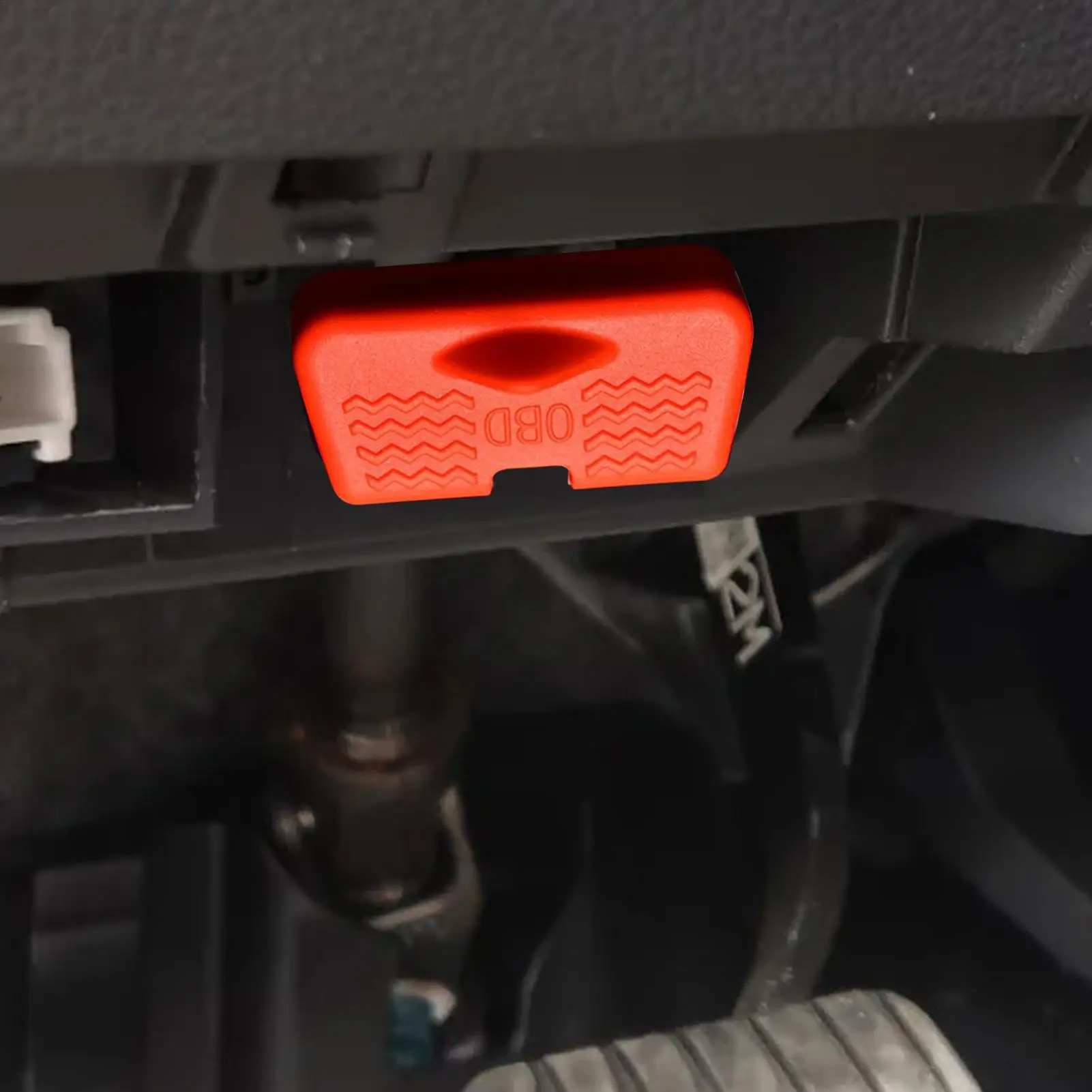 OBD Port Protector For Cars Silicone Waterproof Dustproof Anti-Theft Auto Supplies Diagnostic Port Lock Sleeve For SUV RV