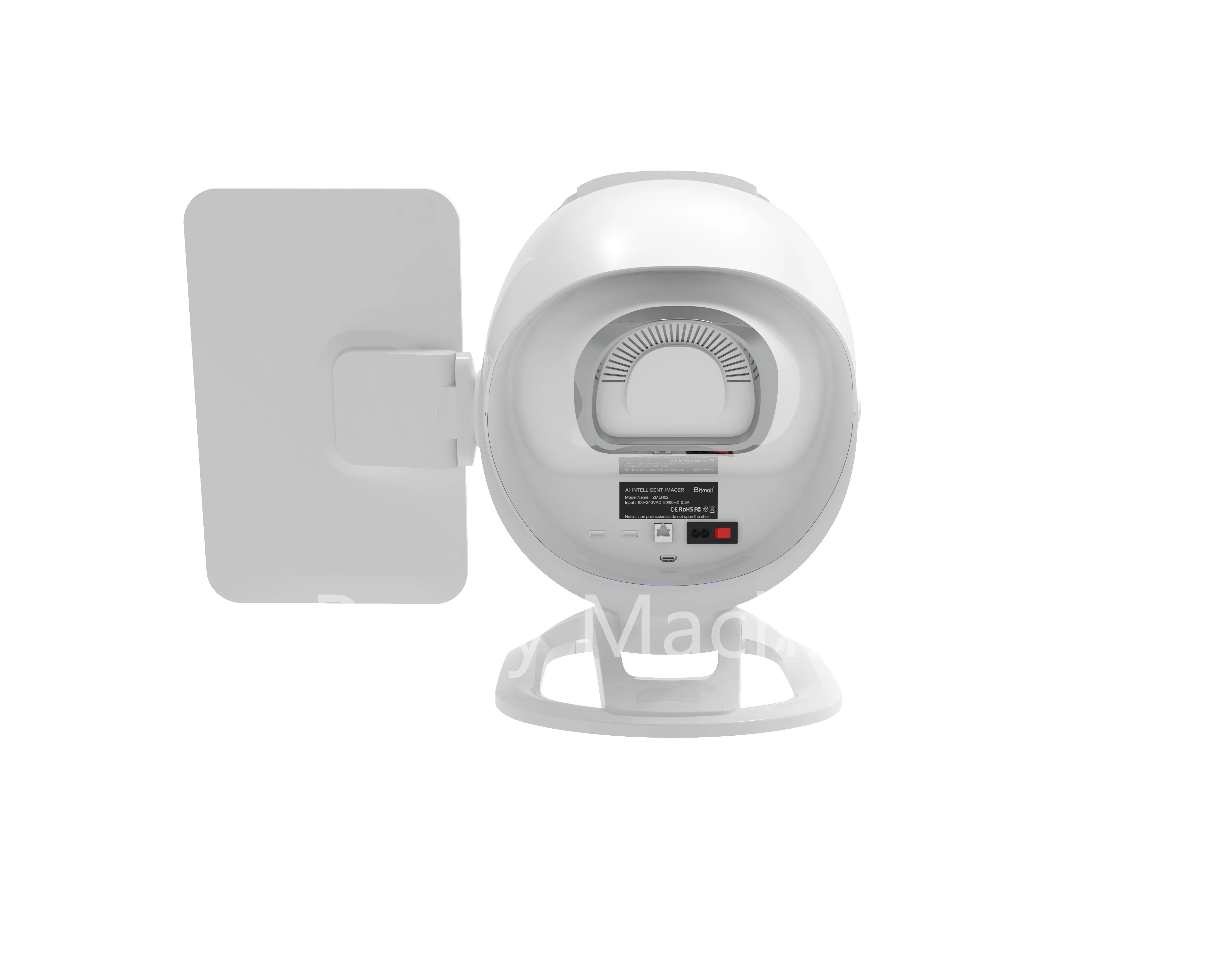 Nuovo analizzatore di pelle 3D AI specchio magico scanner portatile multilingue grande schermo Wifi telecamera per test di umidità tester facciale salone