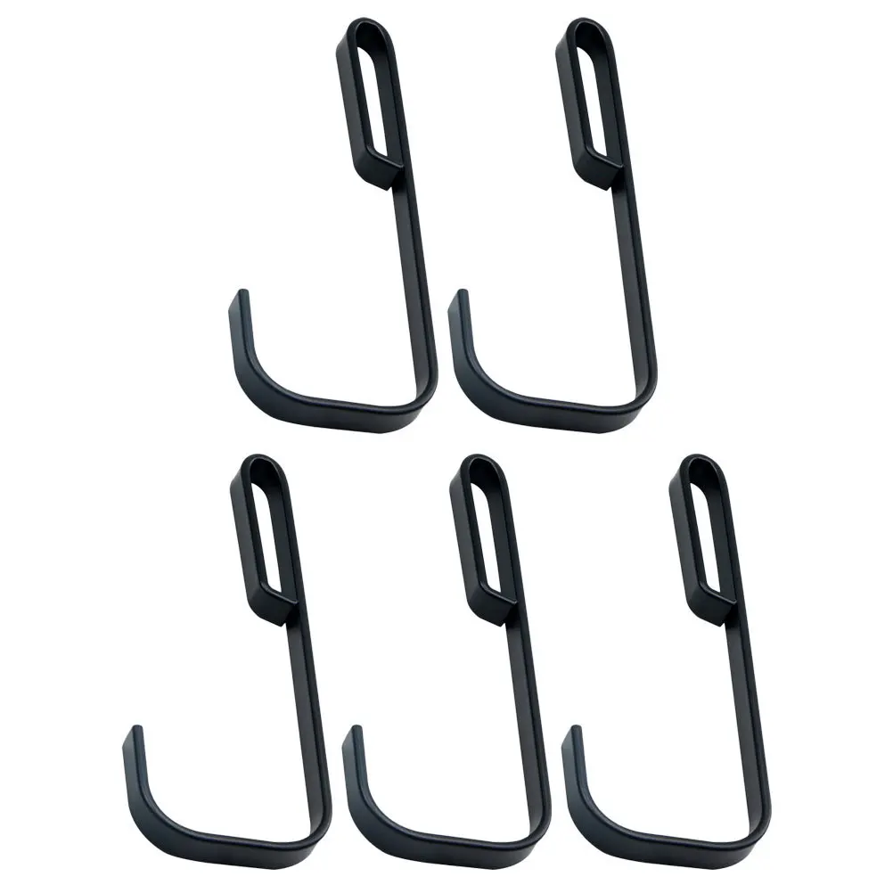 5Pcs Tree Stand Hooks Heavy Duty Black Metal Multi Hook Hunting Equipment Hangers Outdoor Use Tree Stand Hooks