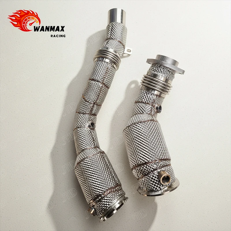 For  M2C F87 (M2 Competition) S55 TwinPower Turbo - T304 Stainless Steel Performance Downpipe Catless Easy Installation