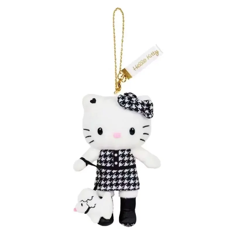 Sanrio Cartoon Hello Kitty Cross Dressing Serie Plüsch-Schlüsselanhänger Anhänger Tagesrucksack Personalisierte Modeaccessoires