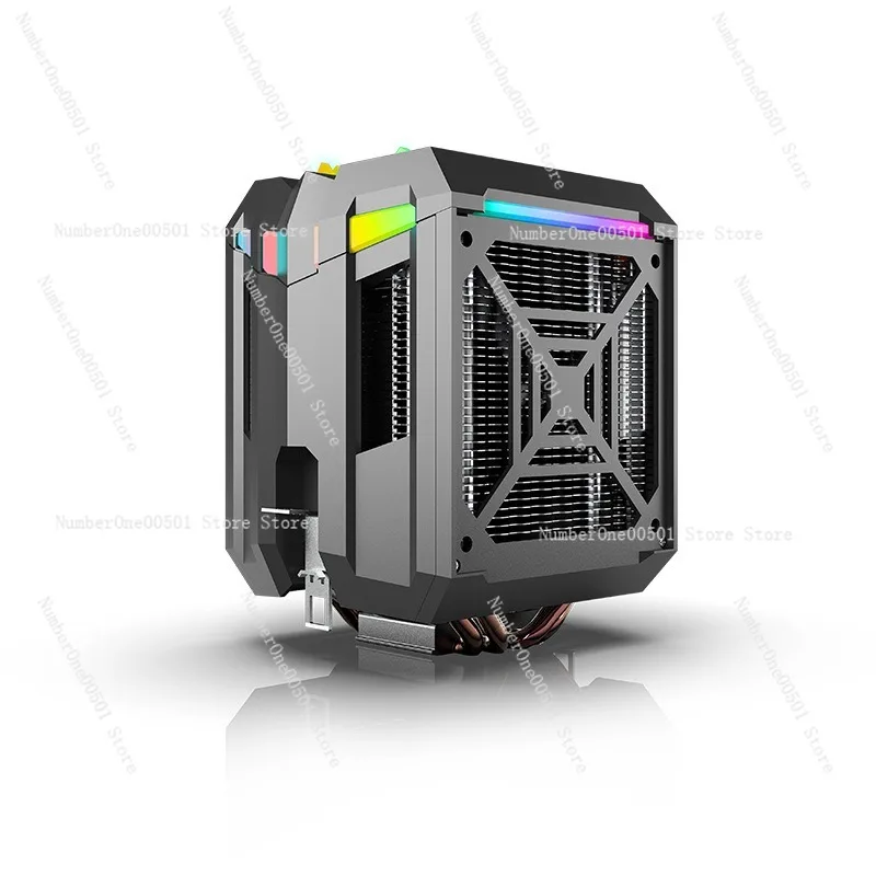 T400 Tower CPU Cooler 4 Copper Tubes ARGB PWM Temp Control Quiet Fan High Efficiency Cooling RGB Lighting Stable