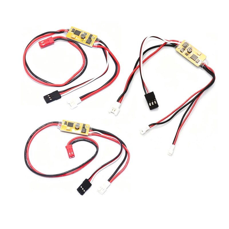 1PCS RC Model Single/Dual Channel Brushed ESC 1S 15A Step-Up Speed Controller with Air-to-Air/PH2.0 Connector DIY Accessories