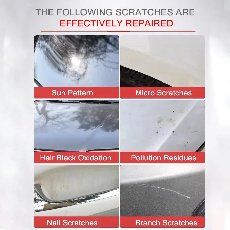 100% Authentic Scratch Remover Spray - Effortless Car Paint Restoration, Removes Imperfections, Leaves High-Gloss Finish