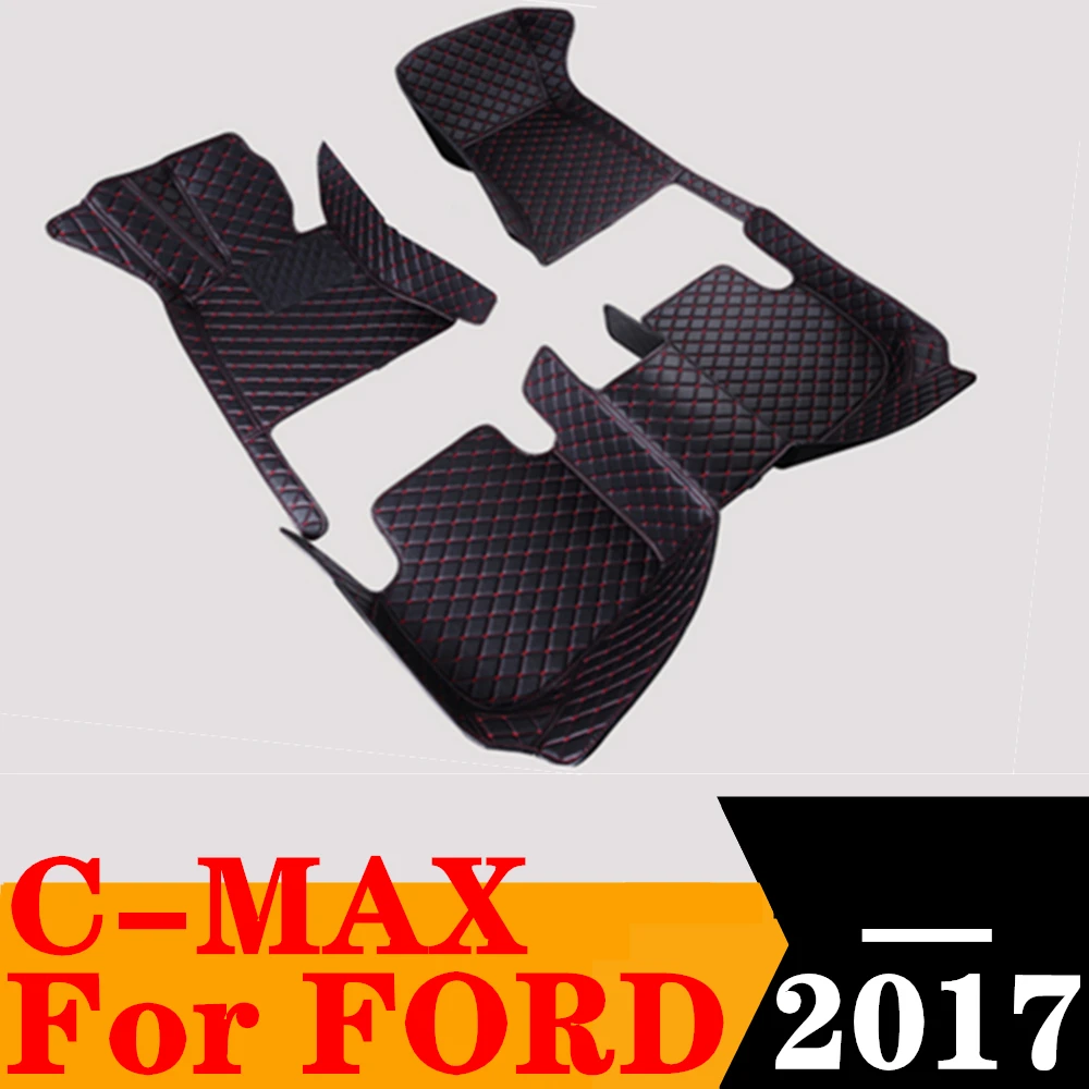 

Автомобильные Коврики для FORD C-MAX CMAX 2017, подходят под заказ, передний и задний напольный коврик, автомобильные накладки на ножки, ковер, крышка, аксессуары для интерьера