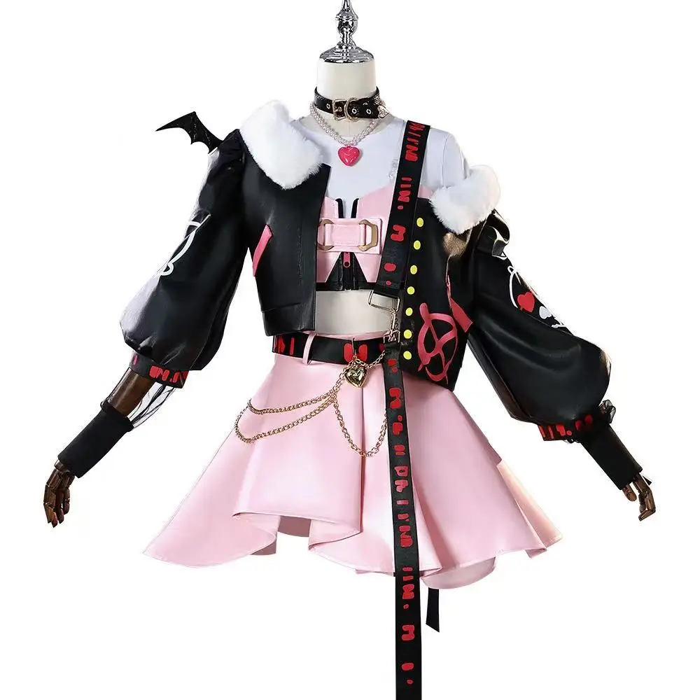 

cosplay costume of Luotianyi a virtual idol is designed for underground rock style suitable for anime-themed costumes