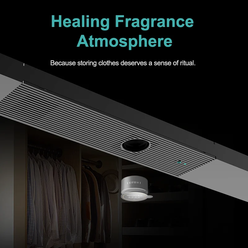Smart Built-in Garment Care System,complete Luxury Walk-in Closet Solution, Ion Deodorizing Quiet Operation, B2B Bulk Purchase