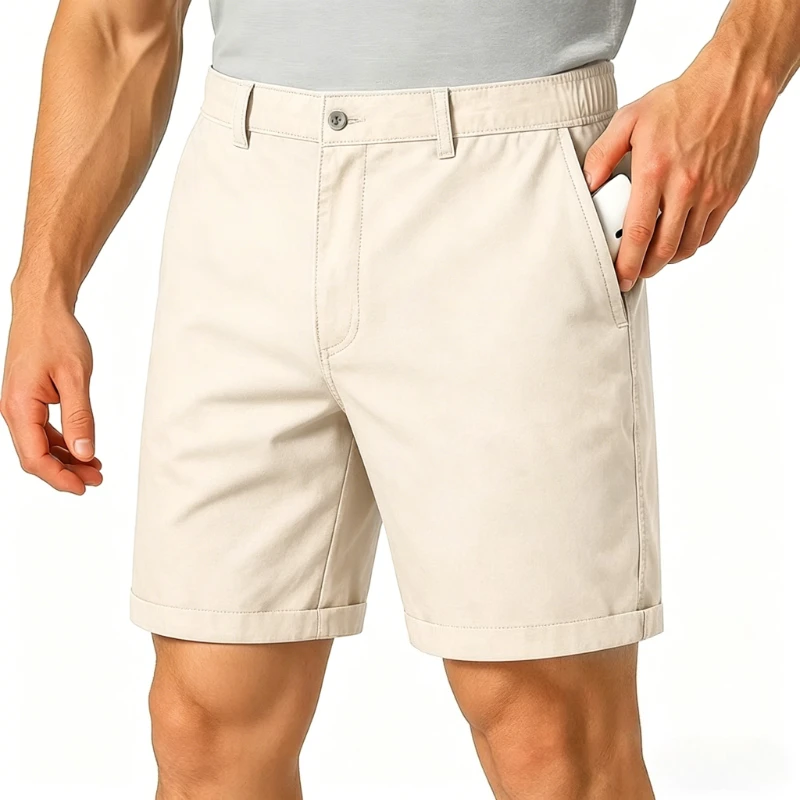 Pantalones Cortos de Golf de Algodón