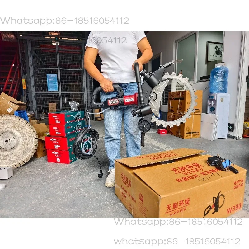 Ring saw wall cutting machine brushless high frequency power gear model, concrete red brick stone cutting machine