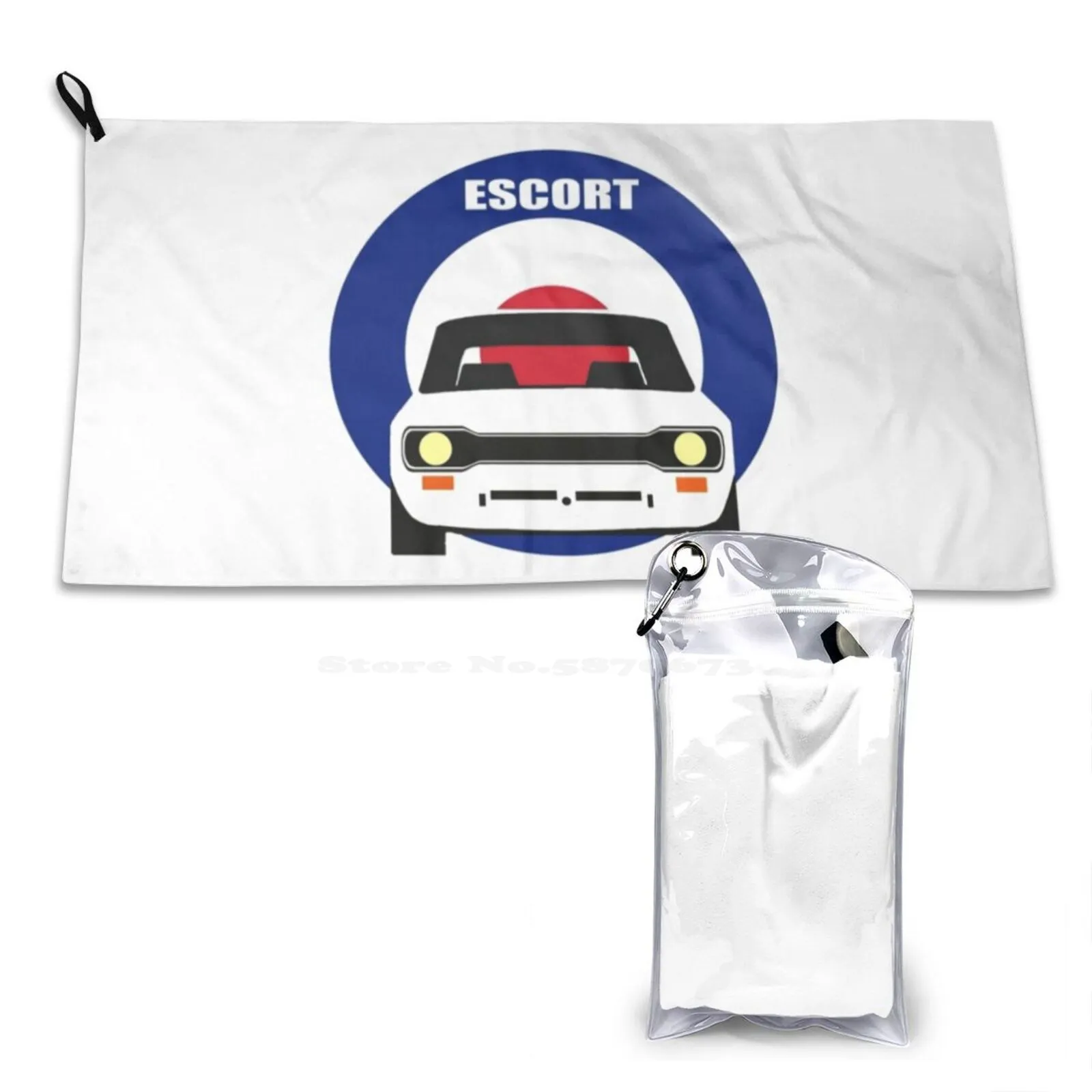 Escort Mk1 Rs 1800 2000 Mexico Classic Retro Car Gym Outdoor Sports Fitness Towel Bath Washcloth Escort Mk1 Retro Vintage