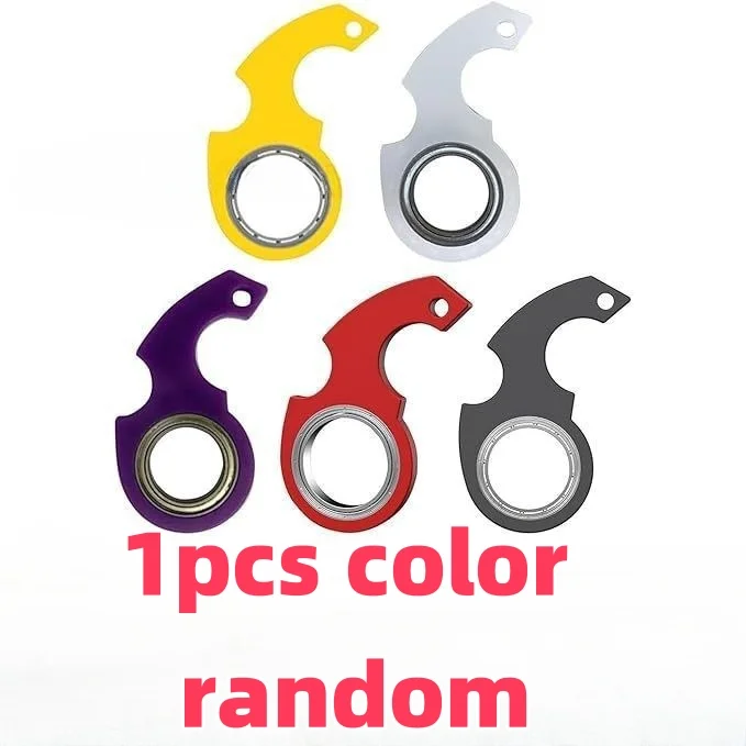 Spinner Stress Relieving Toy Idget Toy Children's Fingertip Rotating Keyring Fidget Adult Leisure Relieve Boredom Party Gift