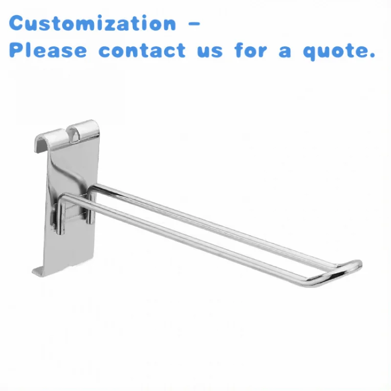 

custom.Kainice 20cm Metal Display Hanging Saltwall Panel Wire Shelf Hooks Aluminum Rod Pegboard MDF Shelving Display Hooks