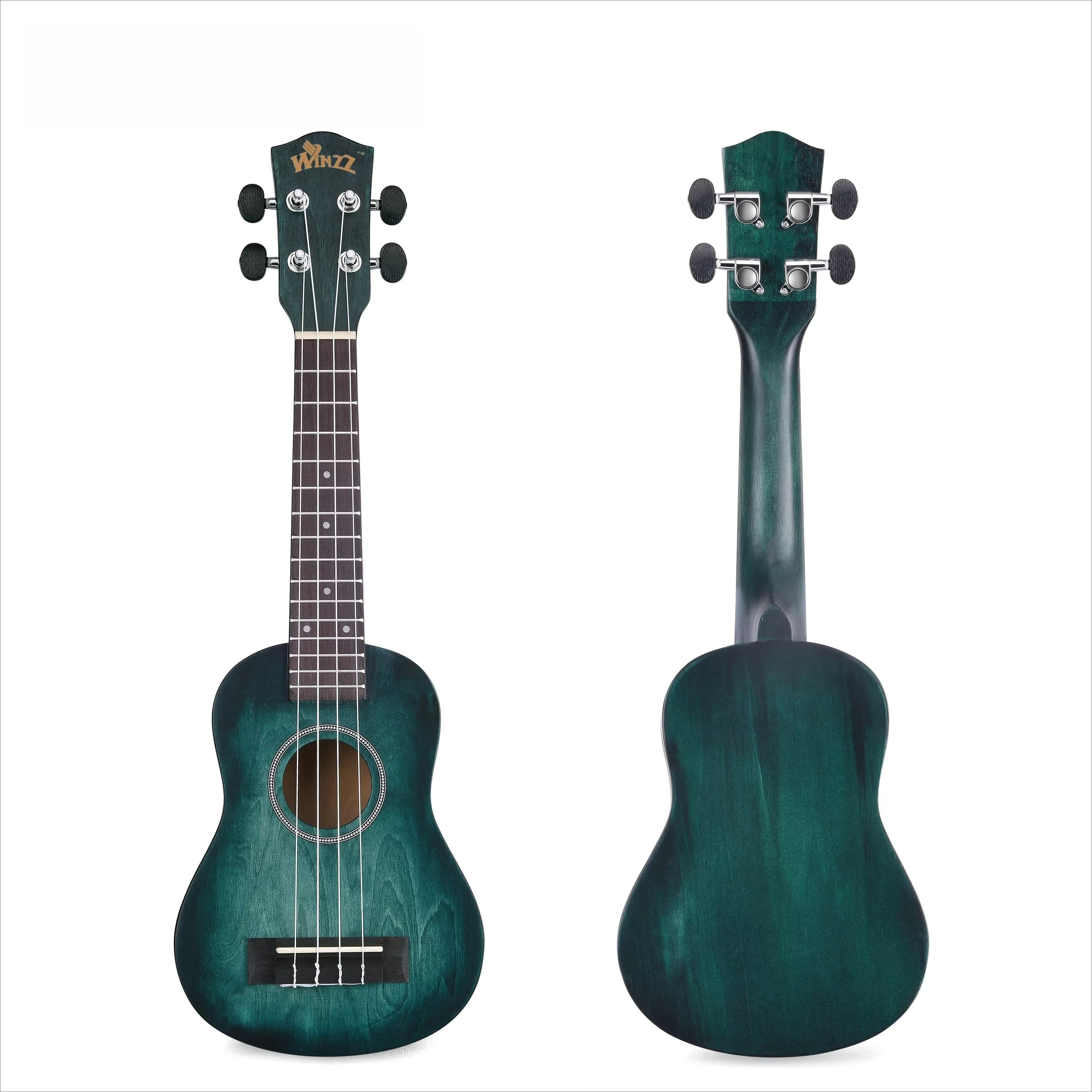 Color Linden Plywood  21" Student Soprano Ukulele Set