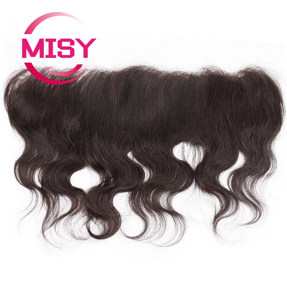 13x4 Invisiable Lace Frontal Only Melt Skins Body Wave Human Hair Ear To Ear Lace Frontal 6 Inch