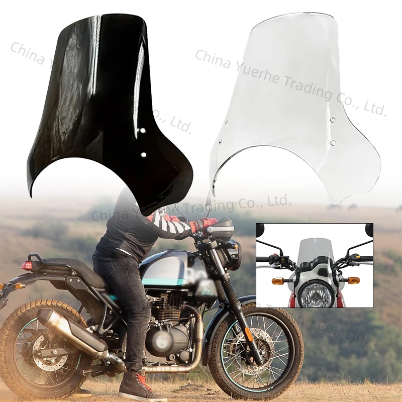 

New Fit For Himalayan Scram411 Scram 411 Himalayan 411 2022 2023 Motorcycle Accessories WindScreen Windshield Visor Deflector